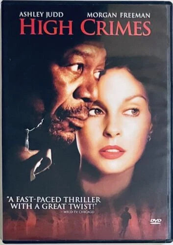 High Crimes (DVD, 2002) w/ Insert Morgan Freeman, Ashley Judd En/Fr/Sp *GR1 image 0