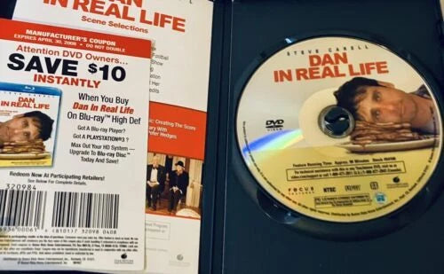 Dan in Real Life (DVD 2007) w/ Slipcover/Inserts WDS Bilingual Steve Carell*3HH image 3