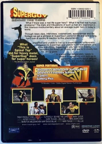 Superguy (DVD, 2004) Behind the Cape *D23 image 1