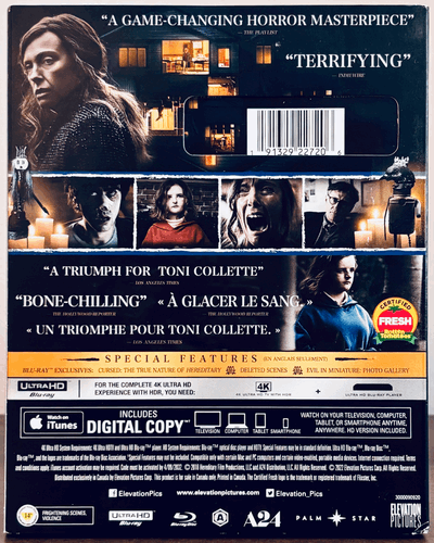 Hereditary (Blu-ray ONLY 2018) **NO 4K DISC <<Read>> w/ Slipcover Elevation Pic. image 3