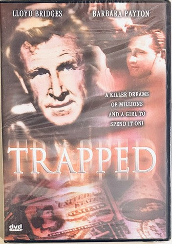Trapped (DVD, 2004) Lloyd Bridges 1949 B&W OOP Region Free Brand NEW *GR1 image 0