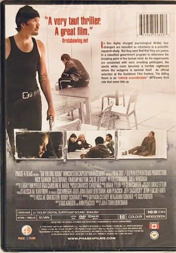 The Killing Room (DVD, 2009) Psychological Thriller, Nick Cannon BRAND NEW*GR1 image 1