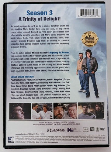 Highway to Heaven The Complete Third Season (DVD 2014 5-Disc) Michael Landon image 1