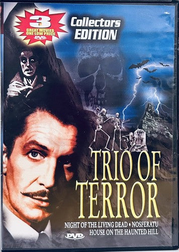 Trio of Terror (DVD, 2003) Collectors Edition Vincent Price, 3 Films Horror B&W image 3