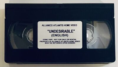 Undesirable (VHS 1992) aka With A Vengeance, Thriller SCREENER RARE TV Movie*GR1 image 2