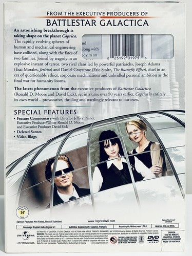 Caprica (DVD 2010) w/ Slipcover TV/Sci-Fi Battlestar Galactica Brand NEW*GR1 image 1