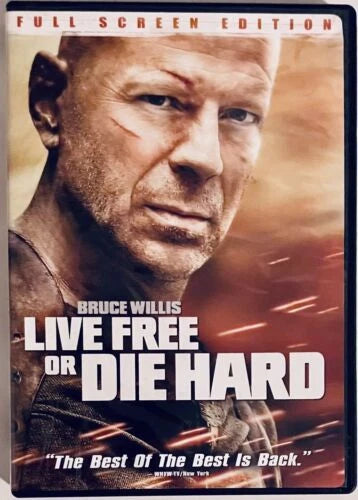 Die Hard 4: Live Free or Die Hard (DVD 2007) En/Fr/Sp Bruce Willis w/ Insert*GR1 image 0