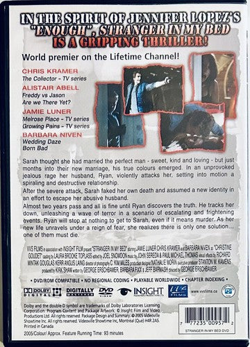 Stranger In My Bed (DVD, 2005) Thriller Jamie Luner VVS Ultra Rare OOP *TRX image 1