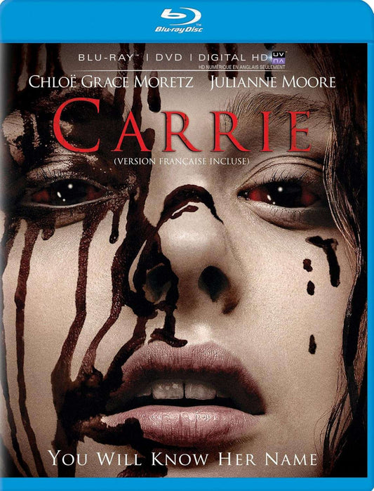 Carrie (Blu-ray ONLY, 2013) w/ OOP Lenticular Slipcover - MGM Horror *BX1 image 0