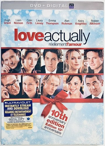 Love Actually (DVD 2013) Bilingual 10th Anniversary 2003 w/ Slipcover NEW *GR3 image 0