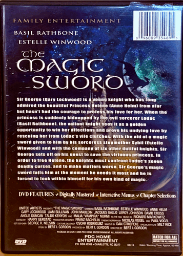 The Magic Sword (DVD) Fantasy/Adventure Family Entertainment *NW1 image 1