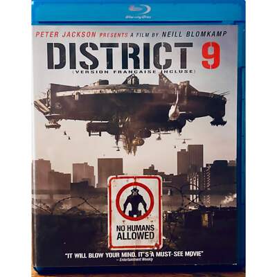 District 9 (Blu-ray, 2009) Sci-Fi/Action/Aliens Sony/TriStar En/Fr*BDP image 0