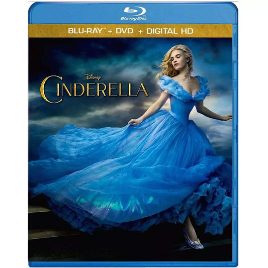Cinderella (Blu-ray ONLY, 2015) En/Fr/Sp Disney OOP image 0