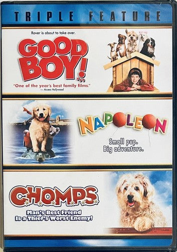 Good Boy!/Napoleon/Chomps (DVD, 2007) Triple Feature MGM WB OOP Brand NEW *CR1 image 0