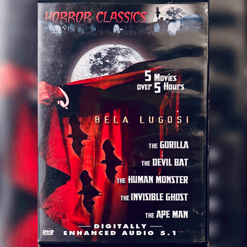Horror Classic Volume 1 "Bela Lugosi" (DVD 2003) 5 Movies B&W*MA1 image 0