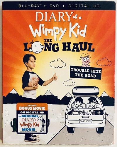 Diary of a Wimpy Kid: The Long Haul (Blu-ray/DVD 2017) 2-Discs w/ Slipcover NEW image 0