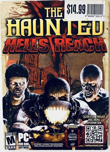 The Haunted Hell's Reach 2011 w/ Slipcover- Windows PC Game Rated Mature image 0