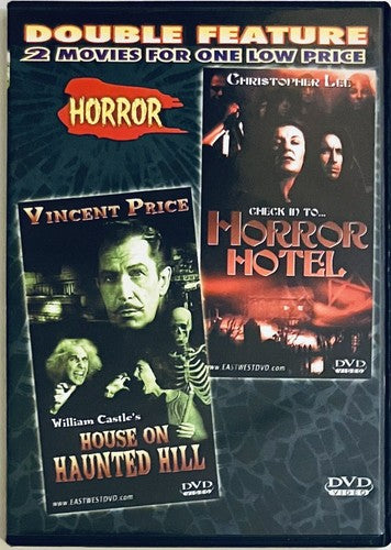 Horror Double Feature (DVD) Hotel House & House On Haunted Hill - Slim Case*GR1 image 0