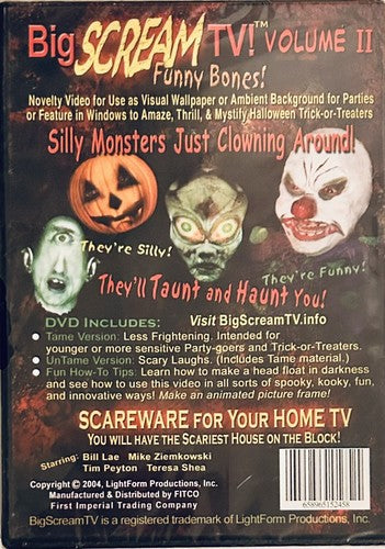 Big Scream TV Volume II Funny Bones Freaky Party Illusions (DVD) Brand NEW image 1