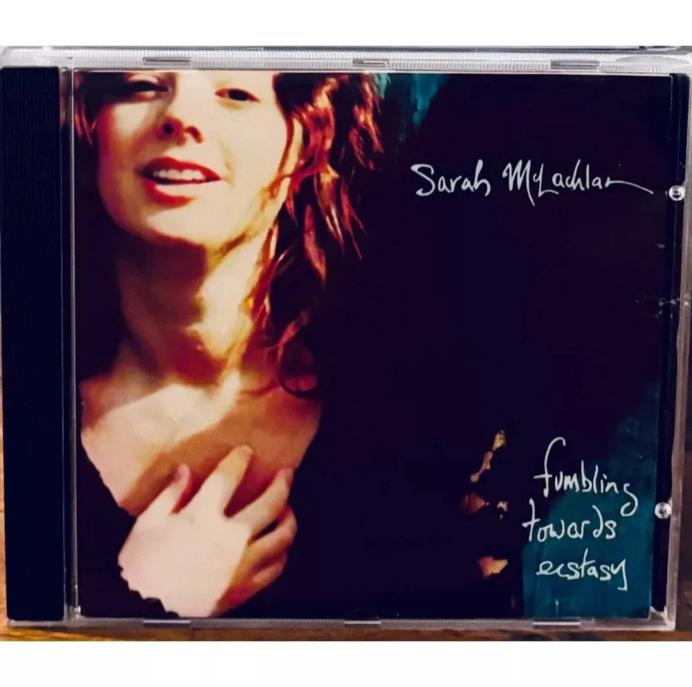 Close up of the CD "Fumbling Towards Ecstasy" by Sarah McLachlan.
